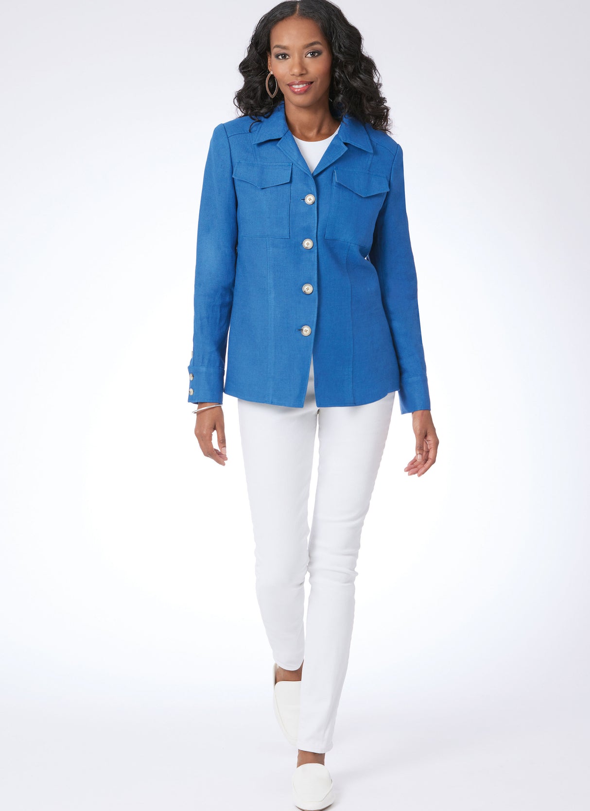 Patron McCall's n°8504 - Veste chemise pour femmes