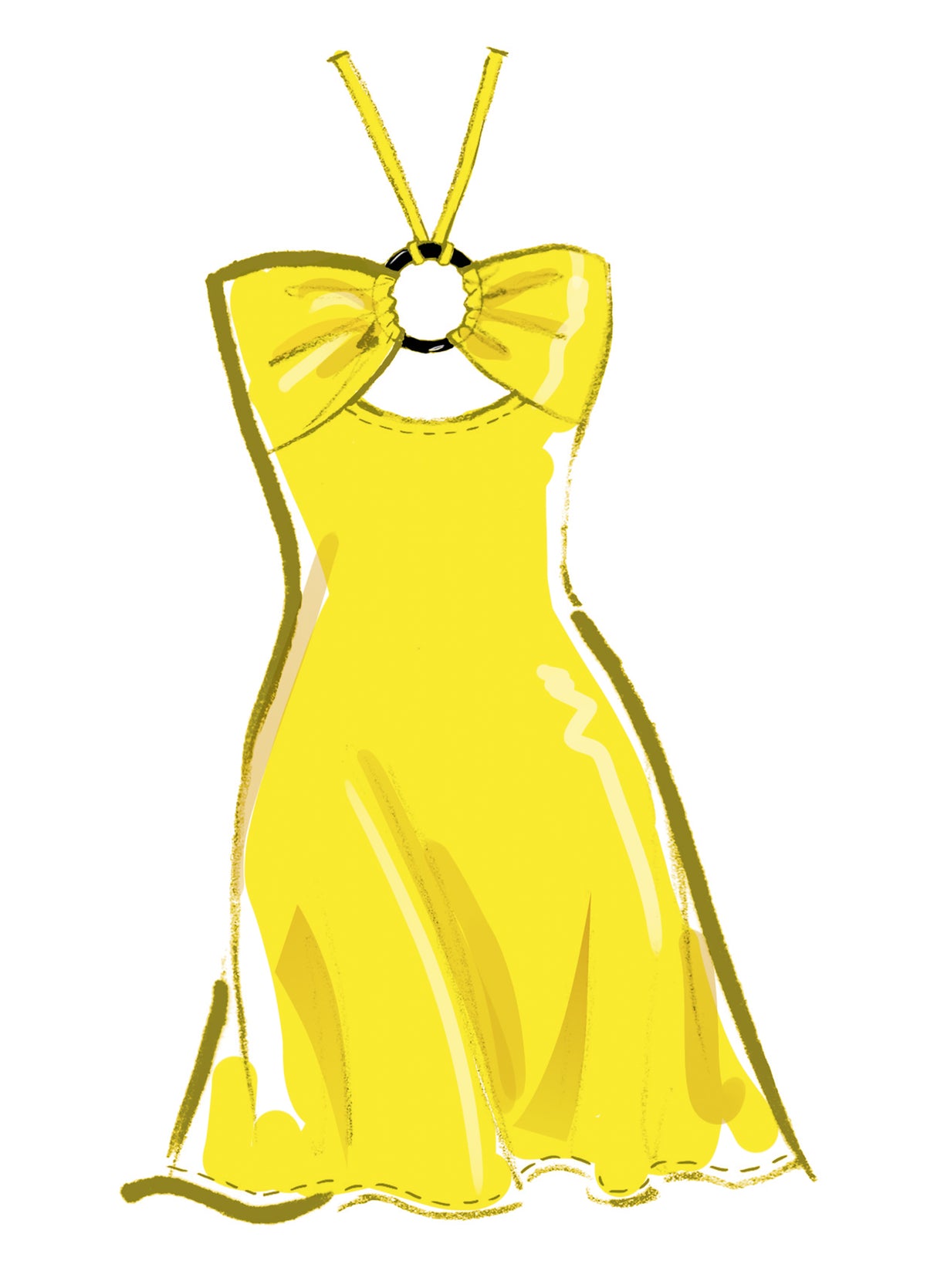 Patron McCall's n°8505 - Robe en maille avec détail découpé