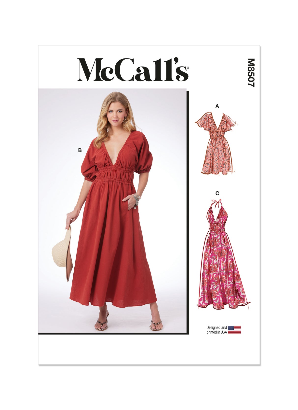 Patron McCall's n°8507 - Robes féminines élégantes