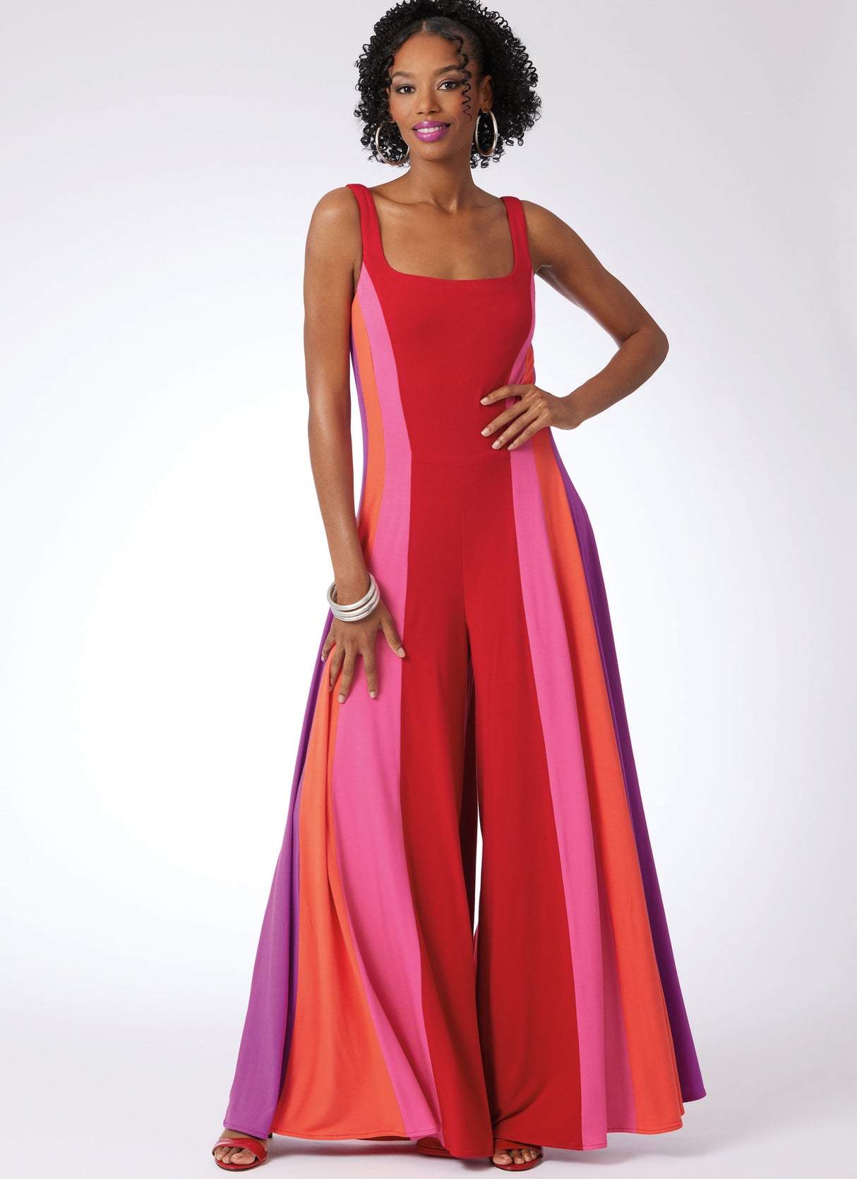 Patron McCall's n°8512 - Combinaison et robe longue élégantes