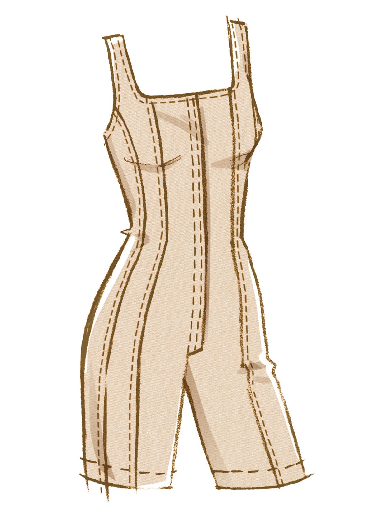 Patron McCall's n°8514 - Barboteuse et combinaisons style corset