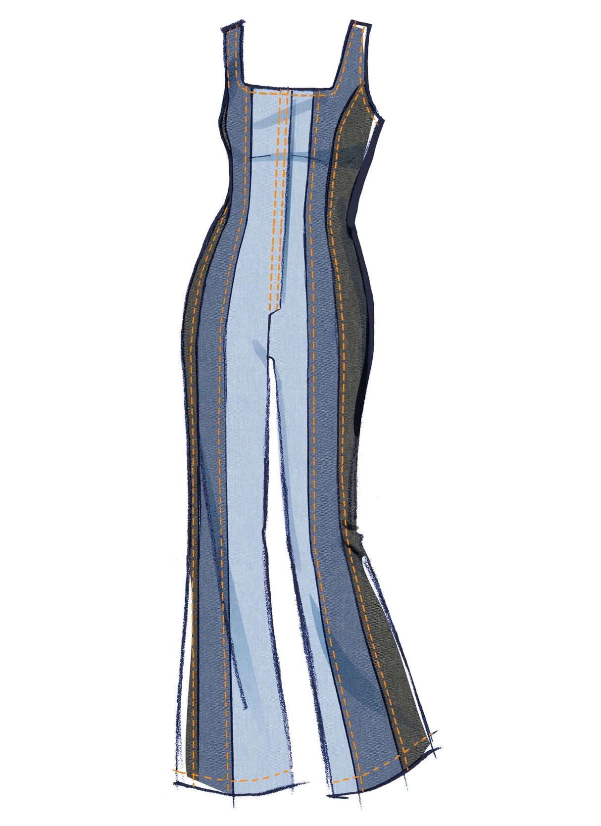 Patron McCall's n°8514 - Barboteuse et combinaisons style corset