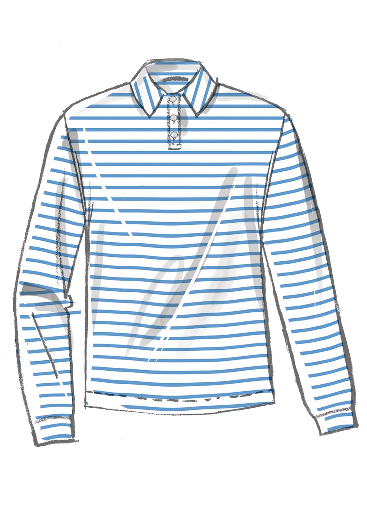 Patron McCall's n°8518 - Polos ajustés pour hommes