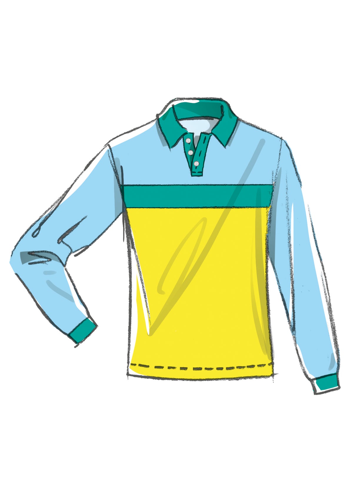 Patron McCall's n°8518 - Polos ajustés pour hommes