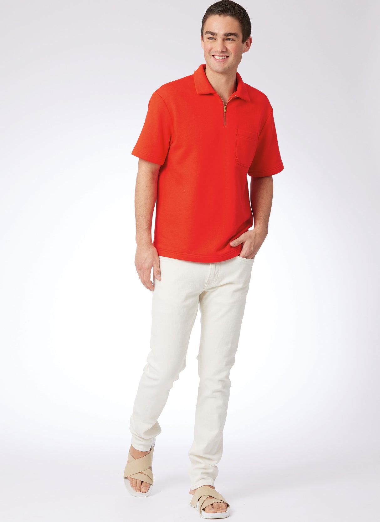 Patron McCall's n°8518 - Polos ajustés pour hommes