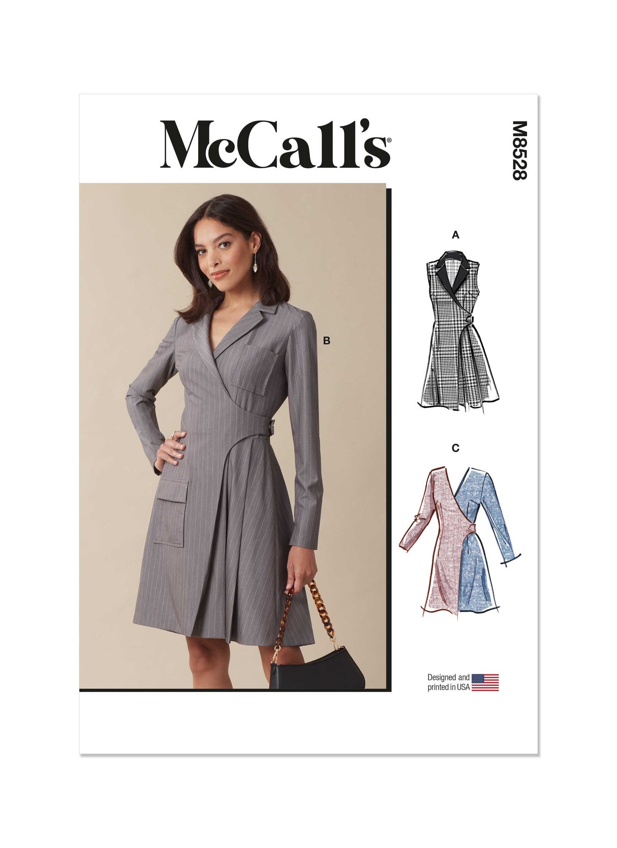 Patron McCall's n°8528 - Robe blazer