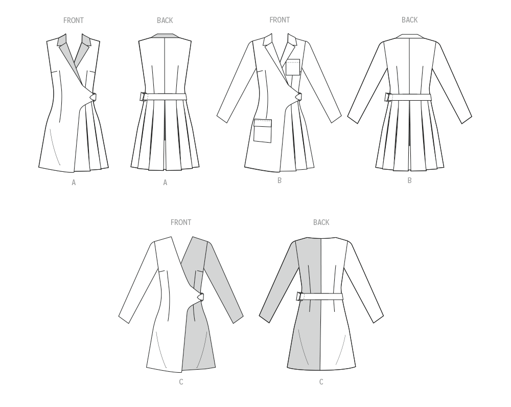 Patron McCall's n°8528 - Robe blazer