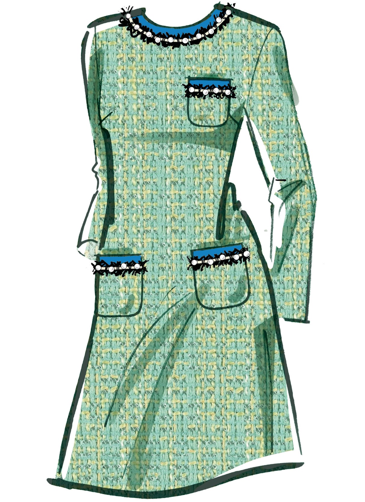 Patron McCall's n°8529 - Robe fourreau élégante