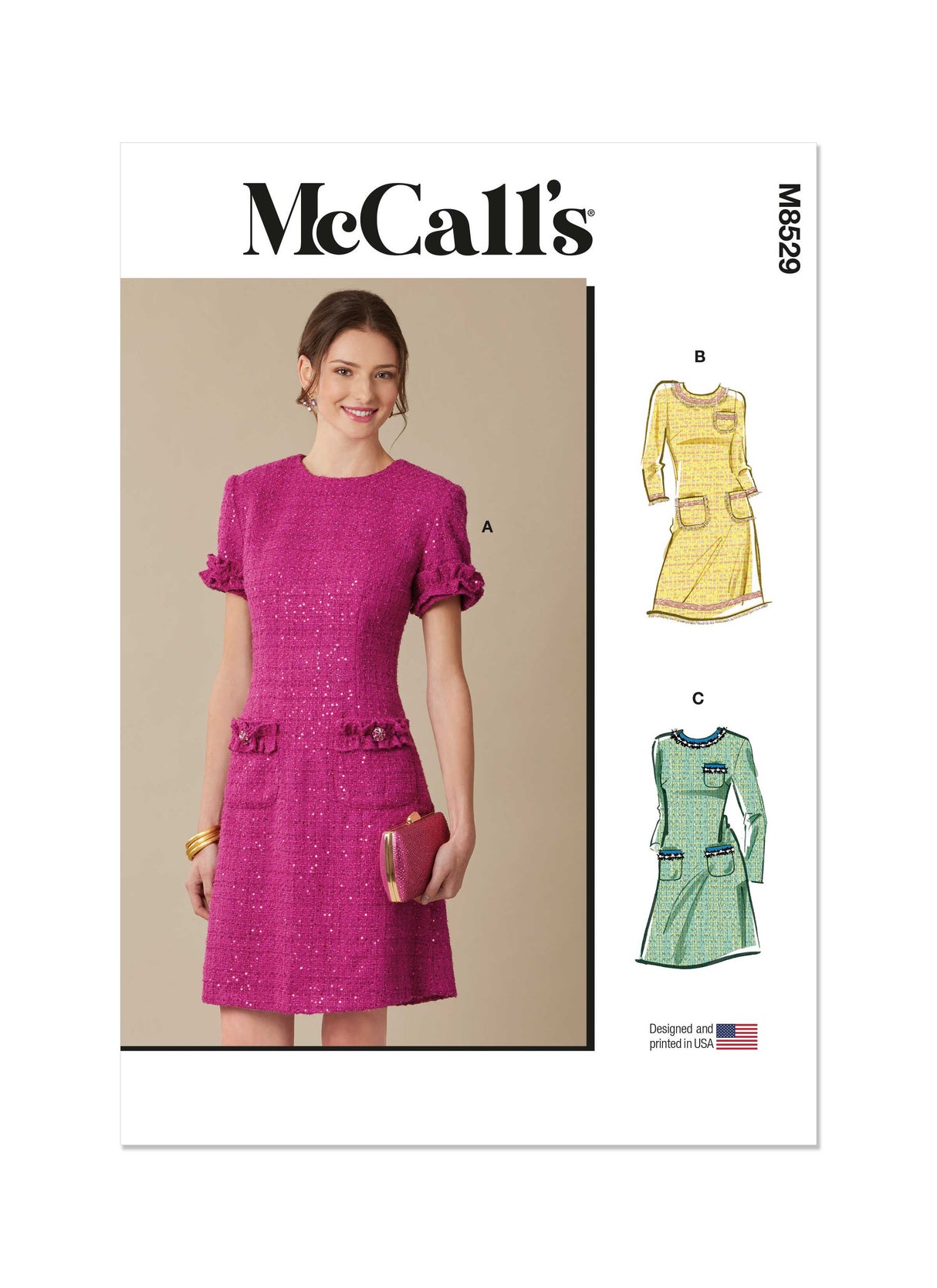 Patron McCall's n°8529 - Robe fourreau élégante