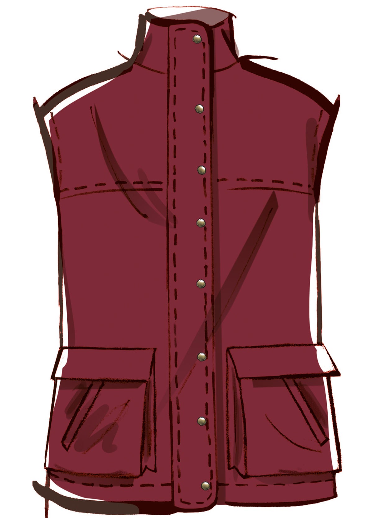Patron McCall's n°8532 - Veste et gilet utilitaires