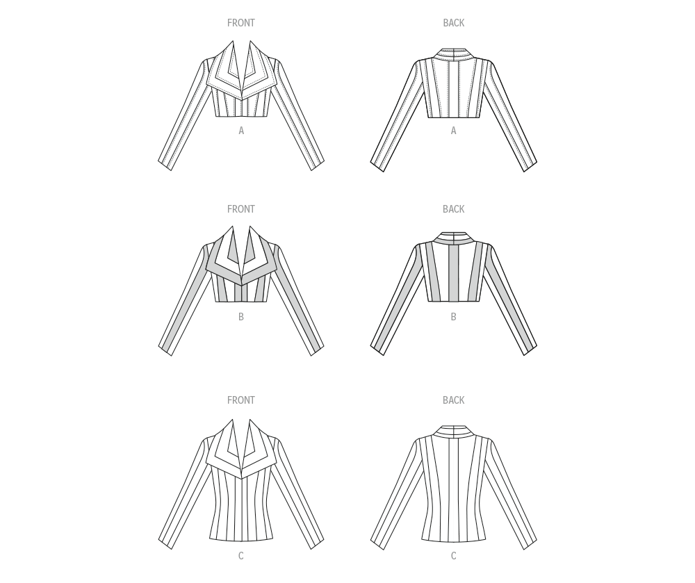 Patron McCall's n°8533 - Boléro et veste élégants