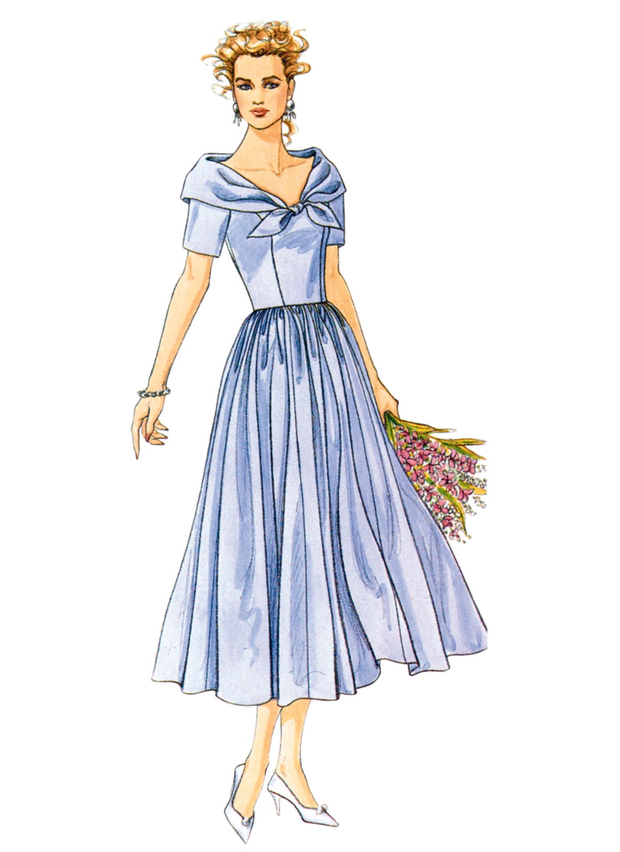 Patron McCall's n°8539 - Robe féminine élégante