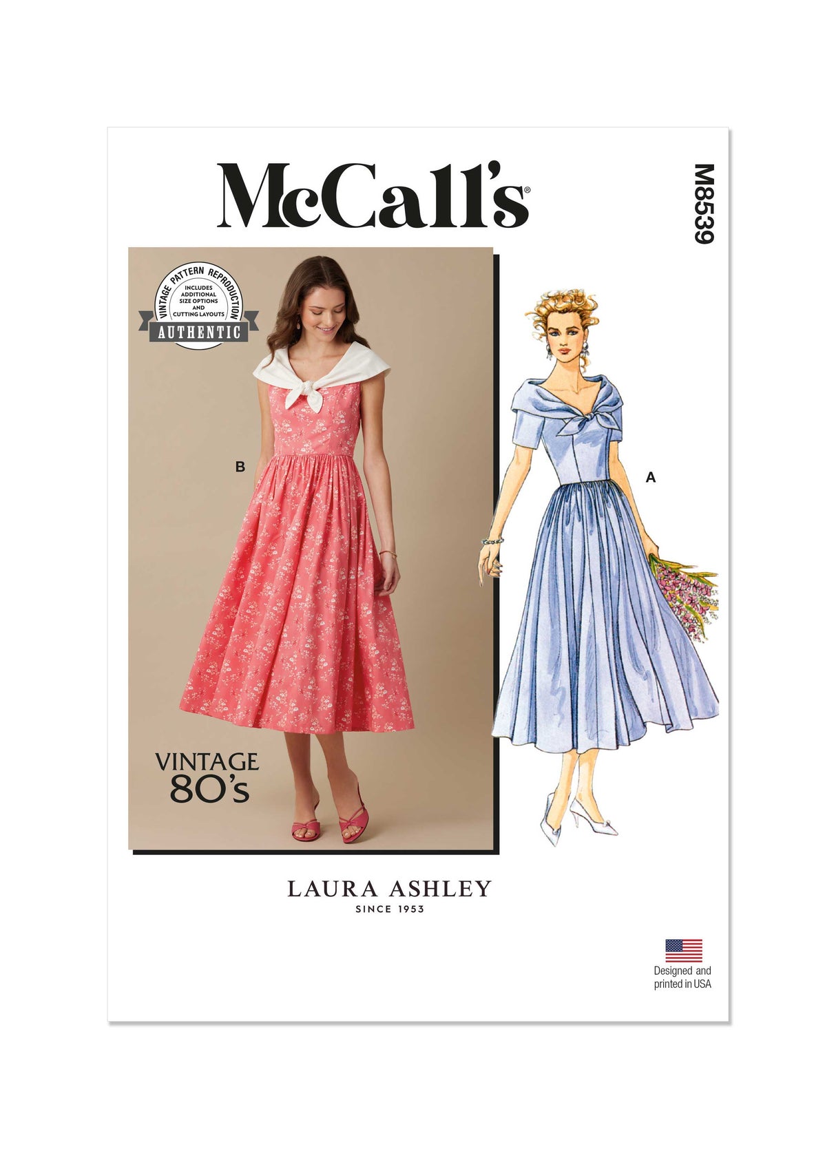 Patron McCall's n°8539 - Robe féminine élégante