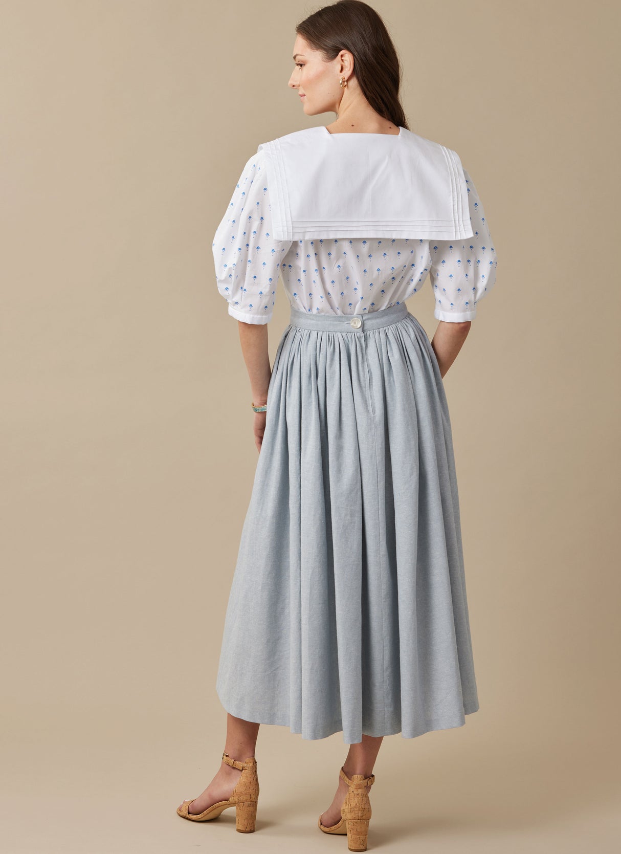 Patron McCall's n°8540 - Haut et jupe vintage élégants