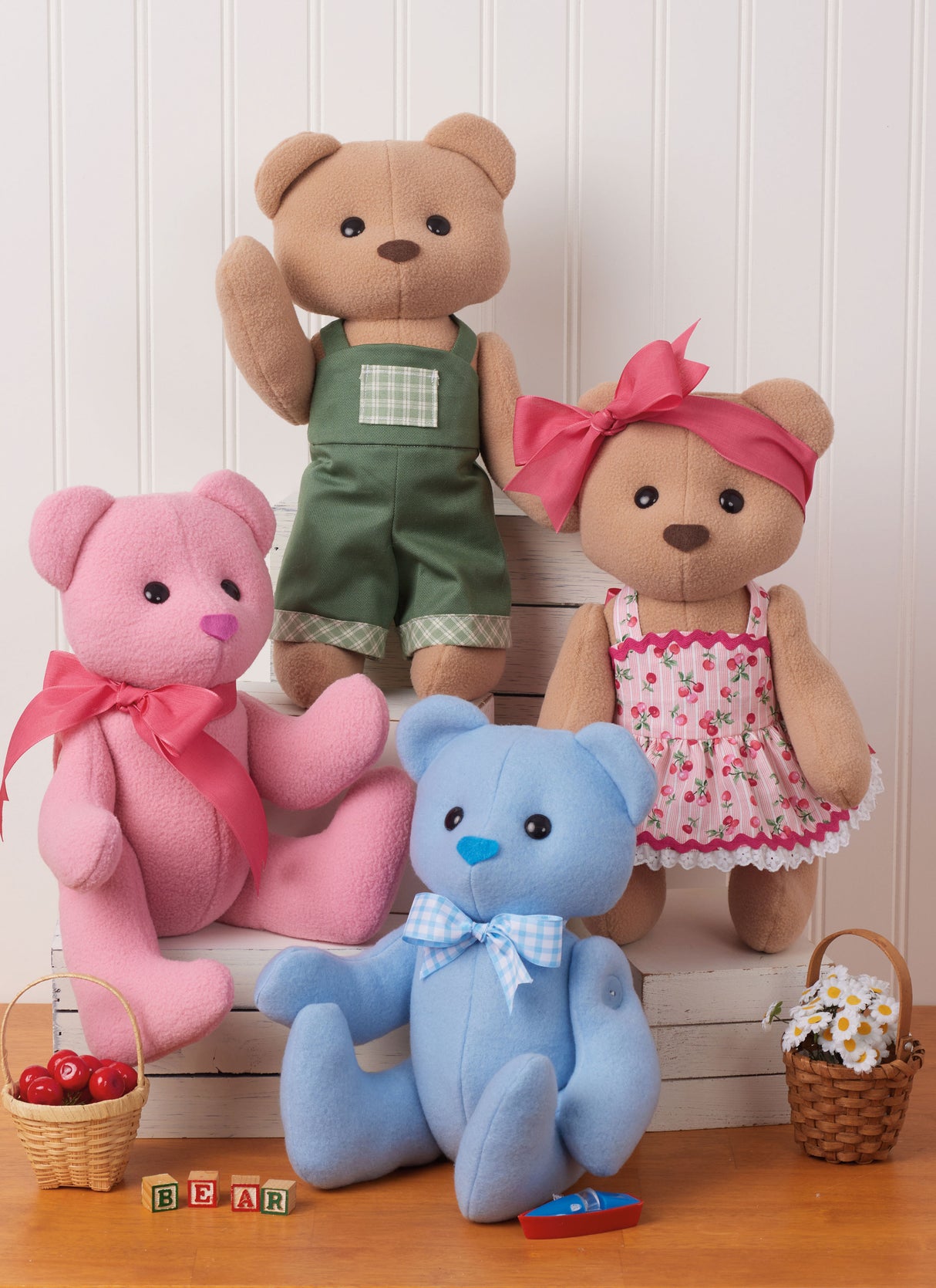 Patron McCall's n°8547 - Ours en peluche articulé