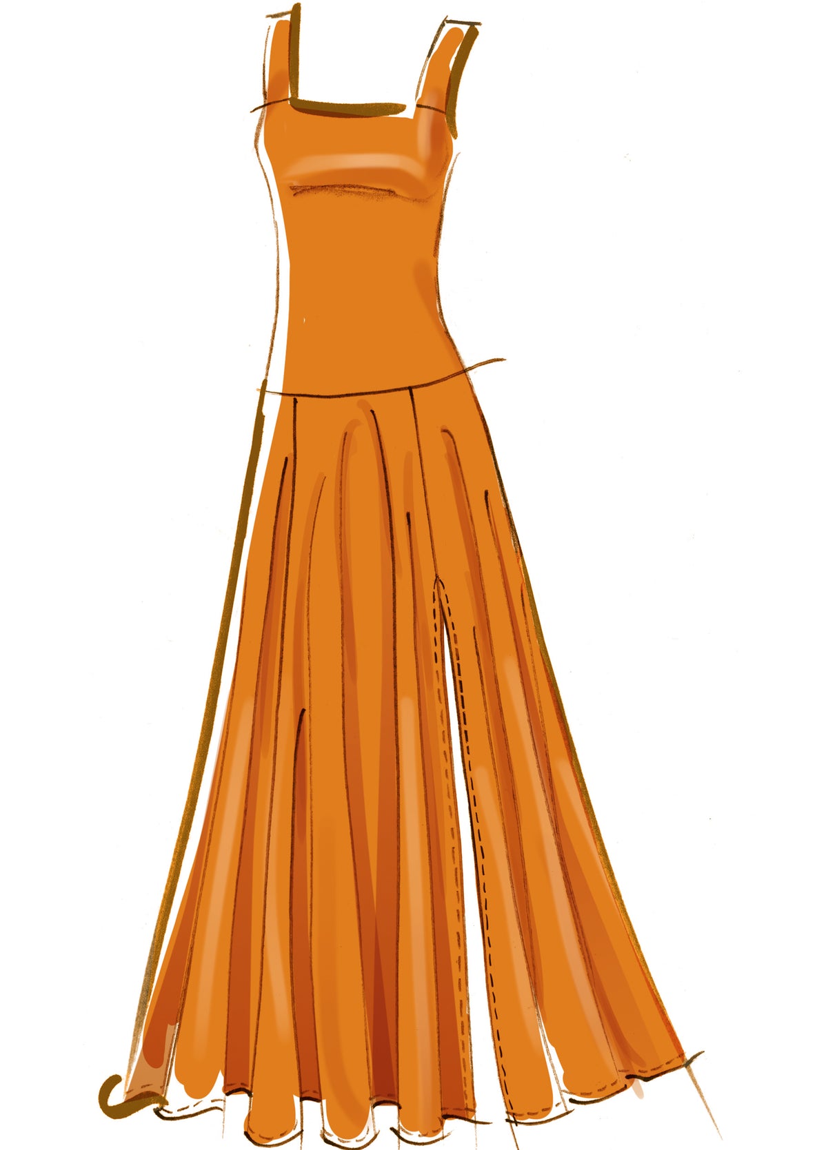 Patron McCall's n°8551 - Robe en maille variée
