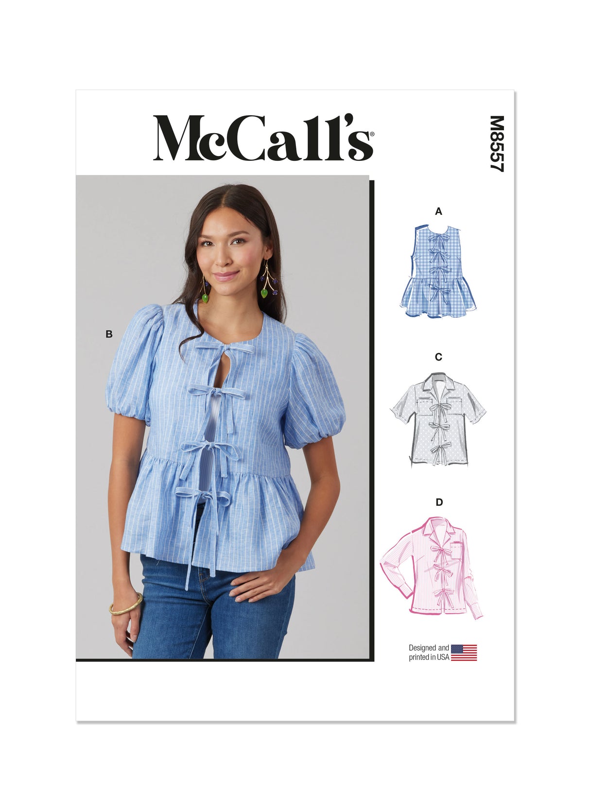 Patron McCall's n°8557 - Top noué devant