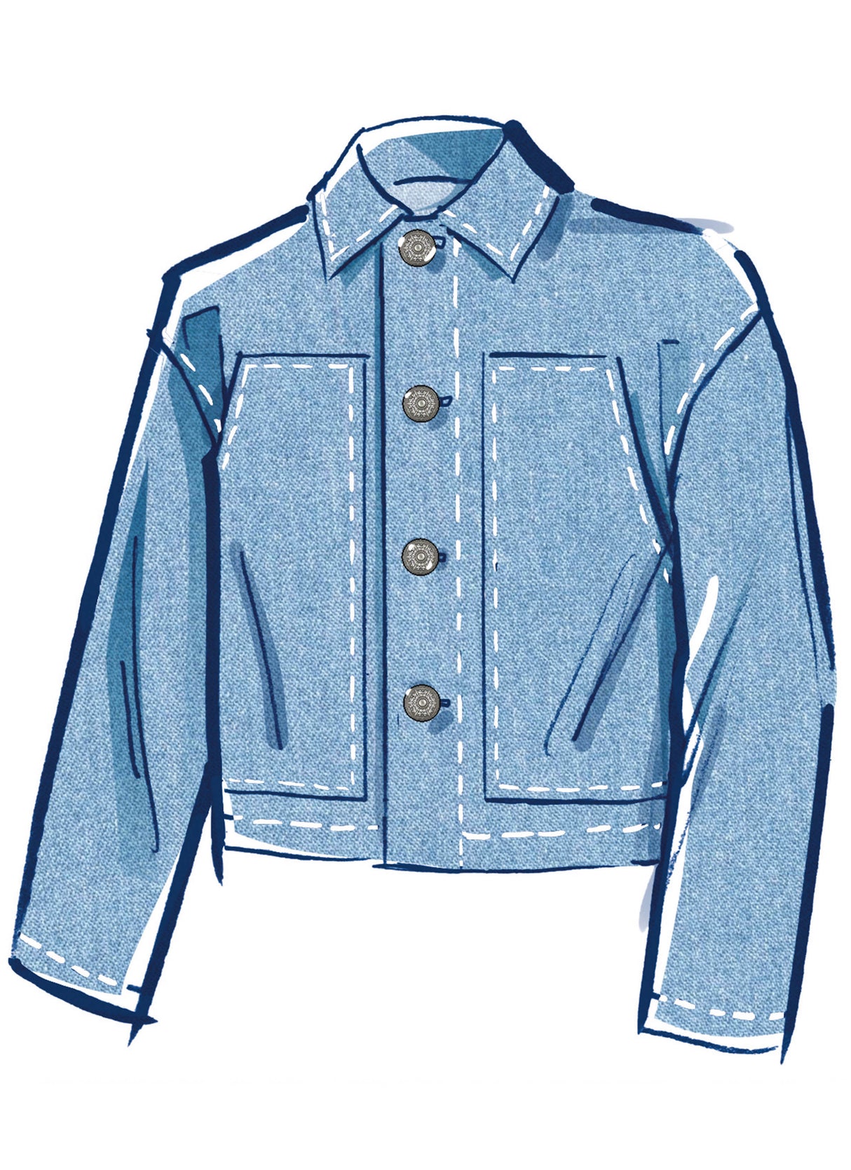 Patron McCall's n°8565 - Veste unisexe avec variantes de col