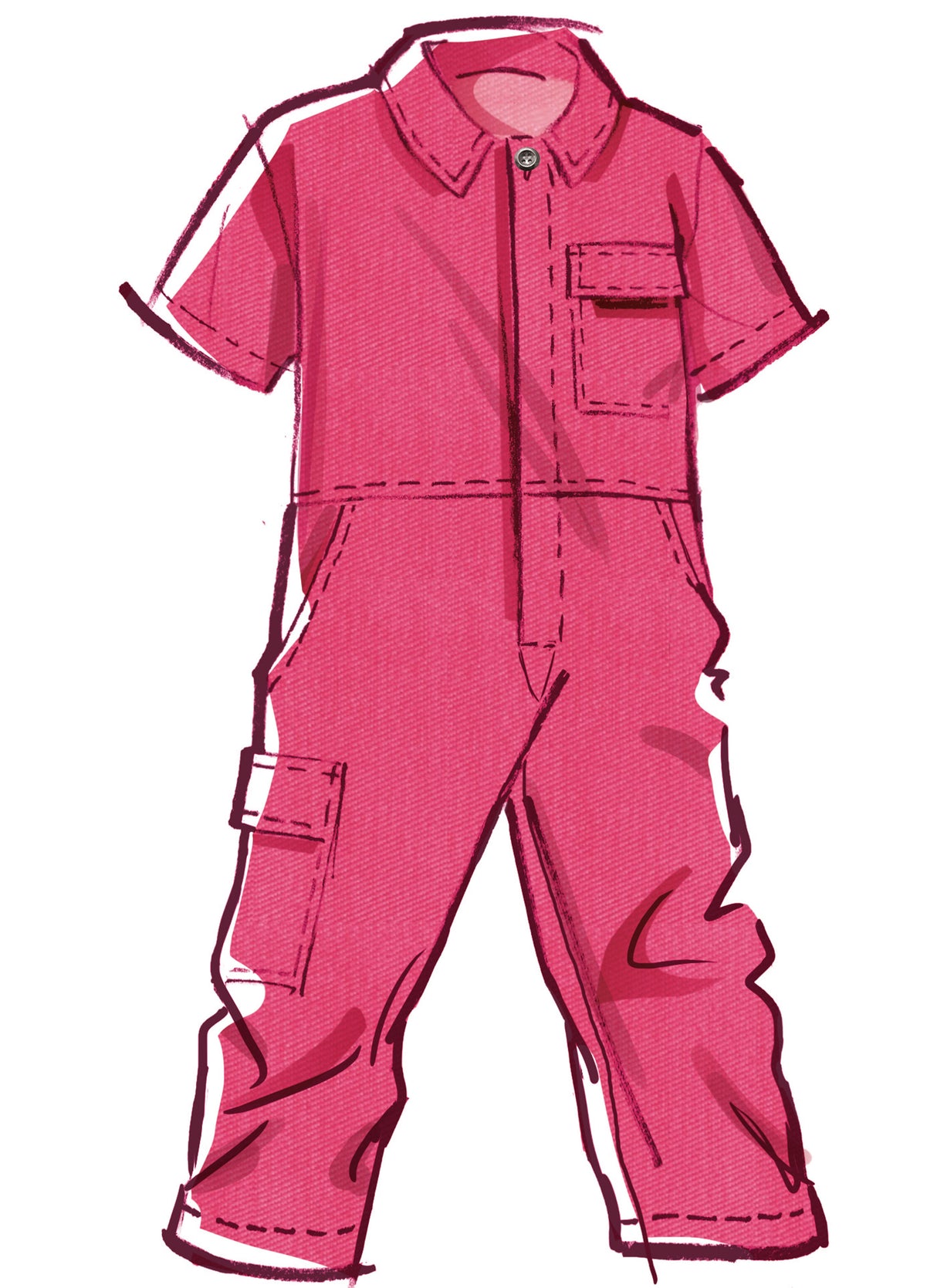 Patron McCall's n°8567 - Combinaison enfant style workwear