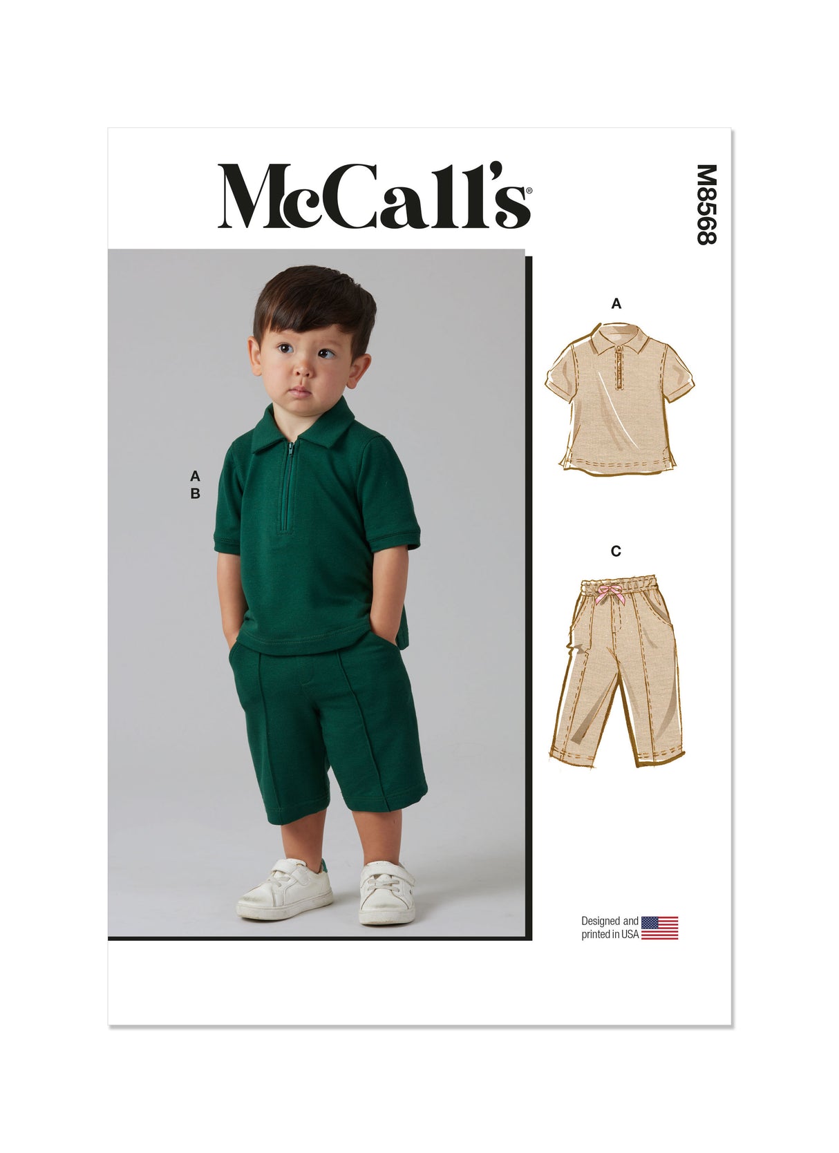 Patron McCall's n°8568 - Blouse à col original