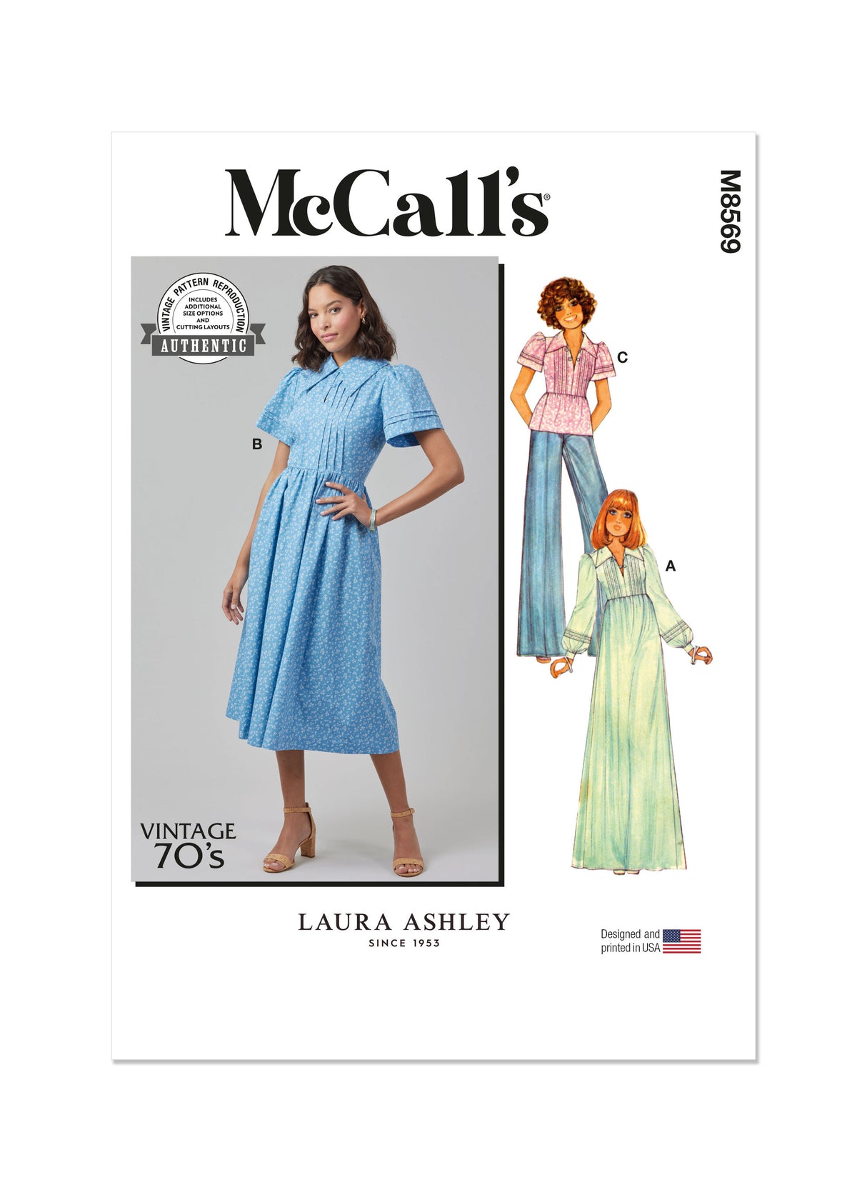Patron McCall's n°8569 - Blouse à basque