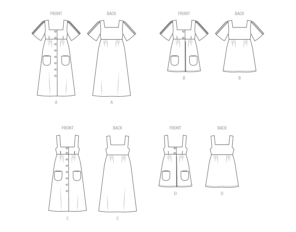 Patron McCall's n°8570 - Robe drapée