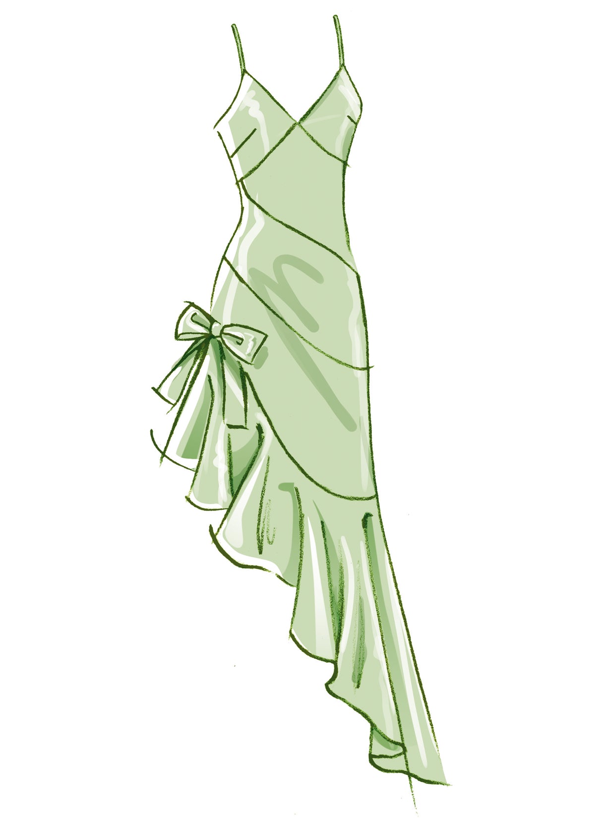 Patron McCall's n°8582 - Robe ajustée style bais coupé avec nœud dos