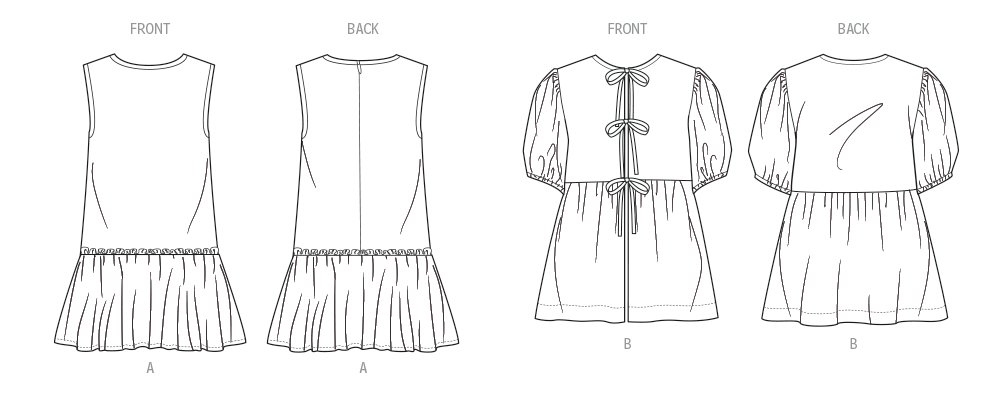 Patron McCall's n°8593 - Robe fille et top