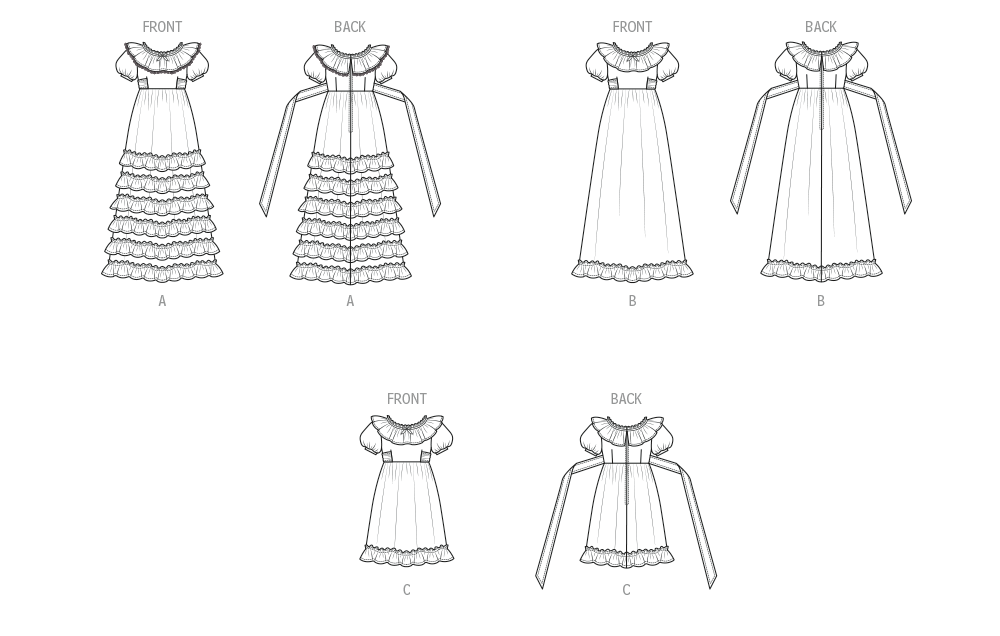 Patron McCall's n°8594 - Robe 70’s style vintage