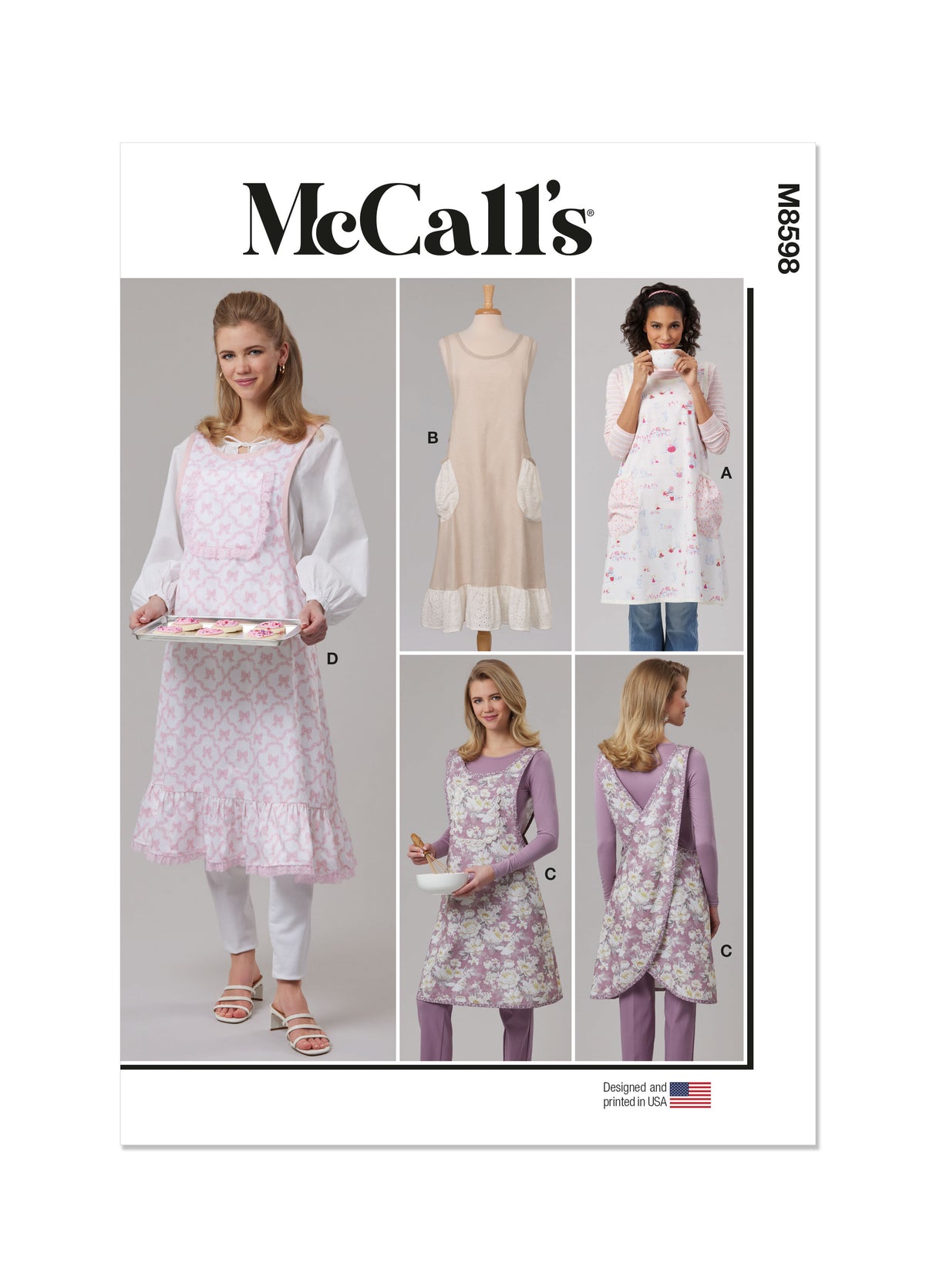 Patron McCall's n°8598 - Tabliers femme