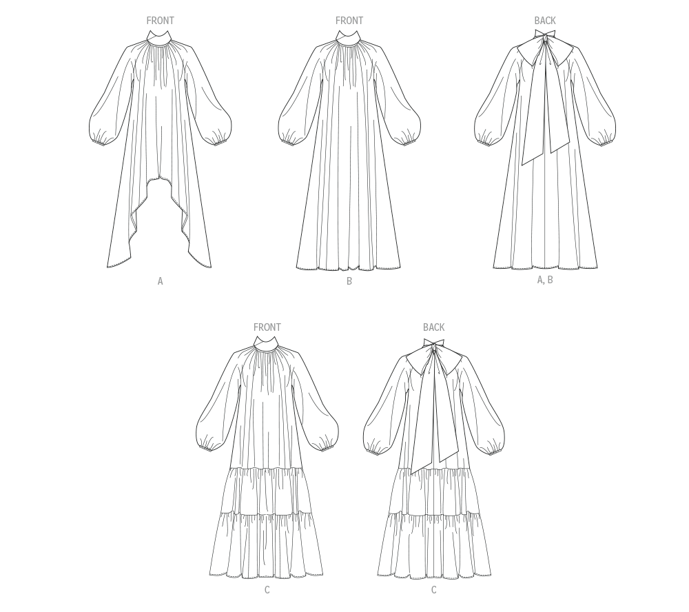 Patron McCall's n°8603 - Robe ample