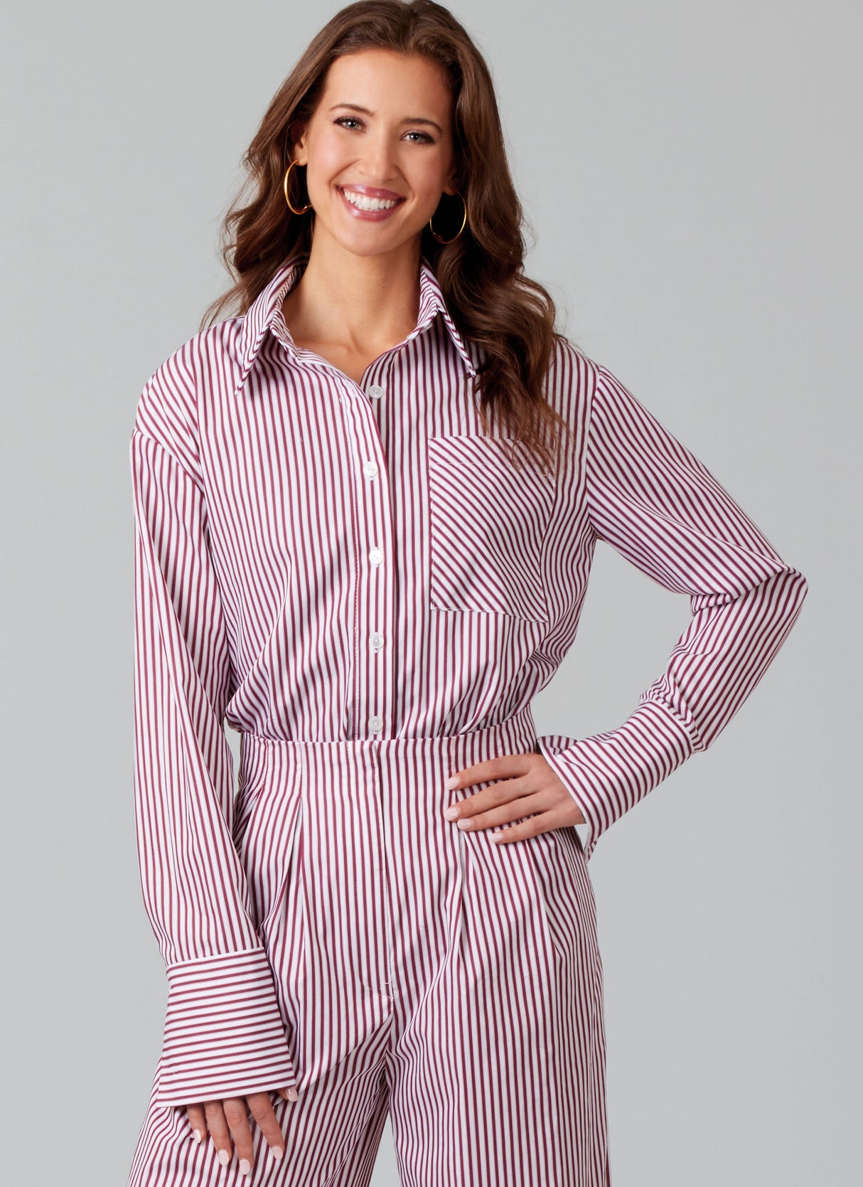 Patron McCall's n°8611 - Chemise boutonnée, short & pantalon coordonnés