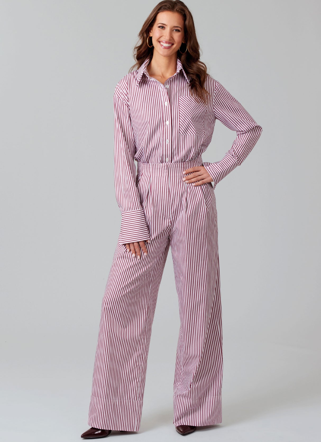 Patron McCall's n°8611 - Chemise boutonnée, short & pantalon coordonnés