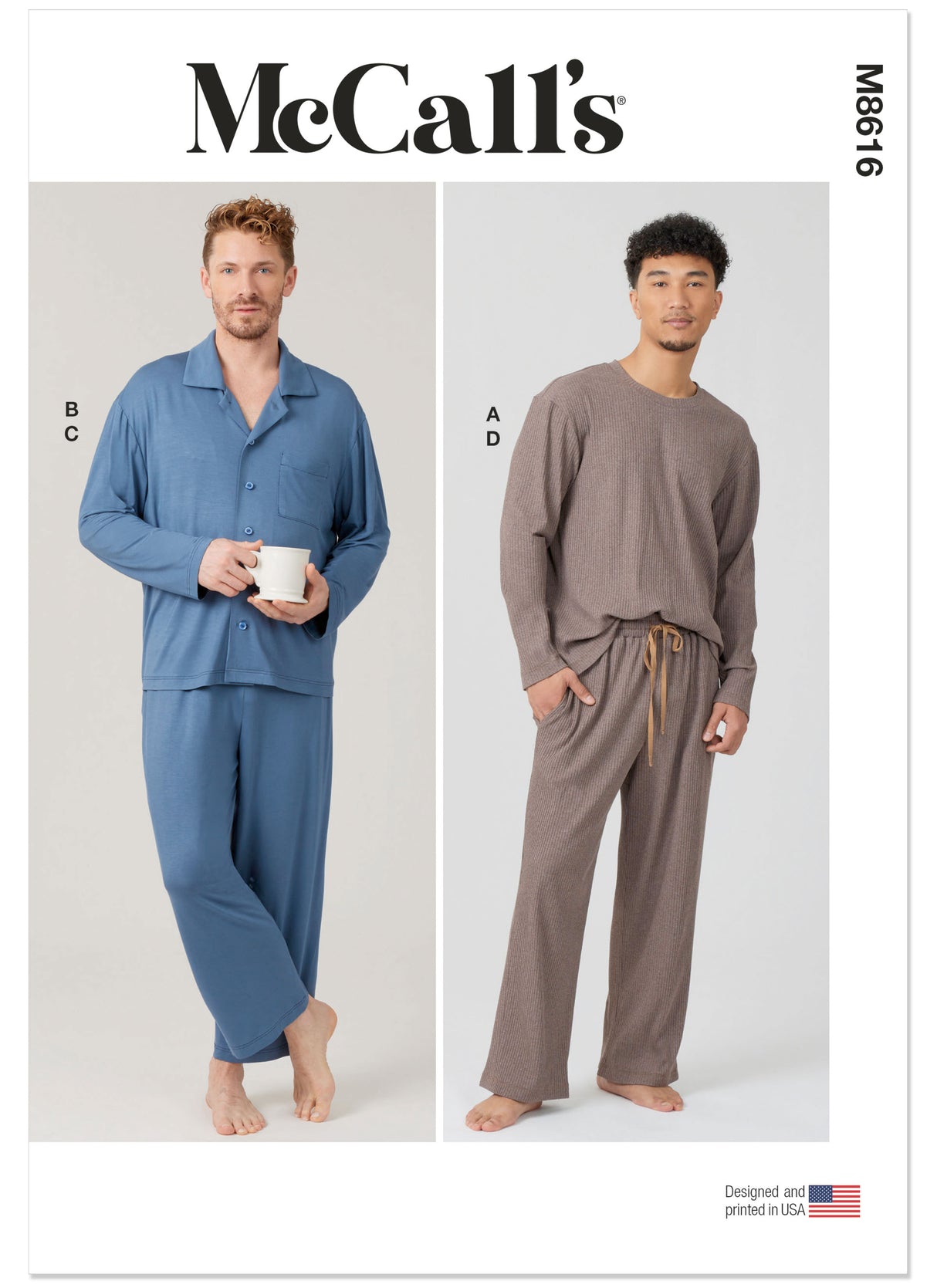 Patron McCall's n°8616 - Pyjama & tenue de détente