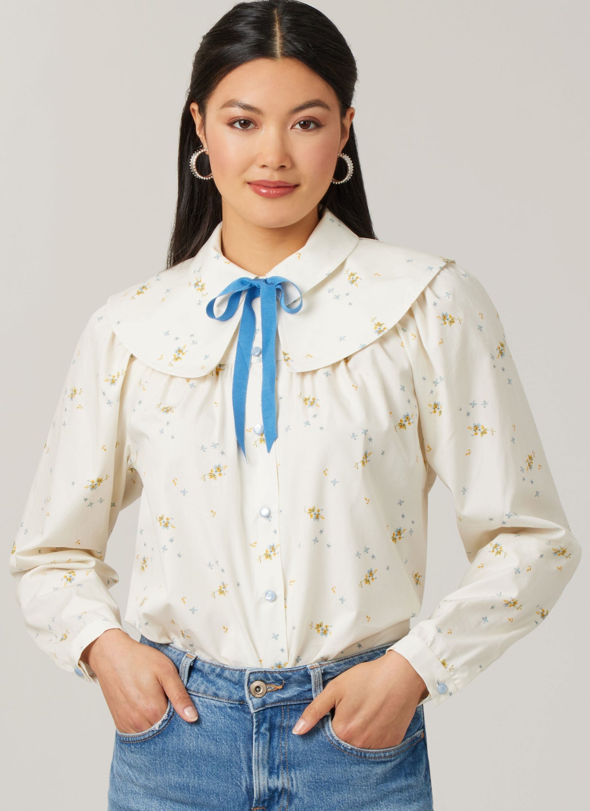 Patron McCall's n°8620 - Blouse boutonnée élégante