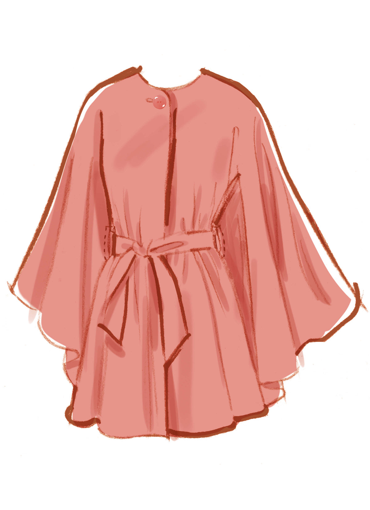 Patron McCall's n°8628 – Cape ample en plusieurs versions