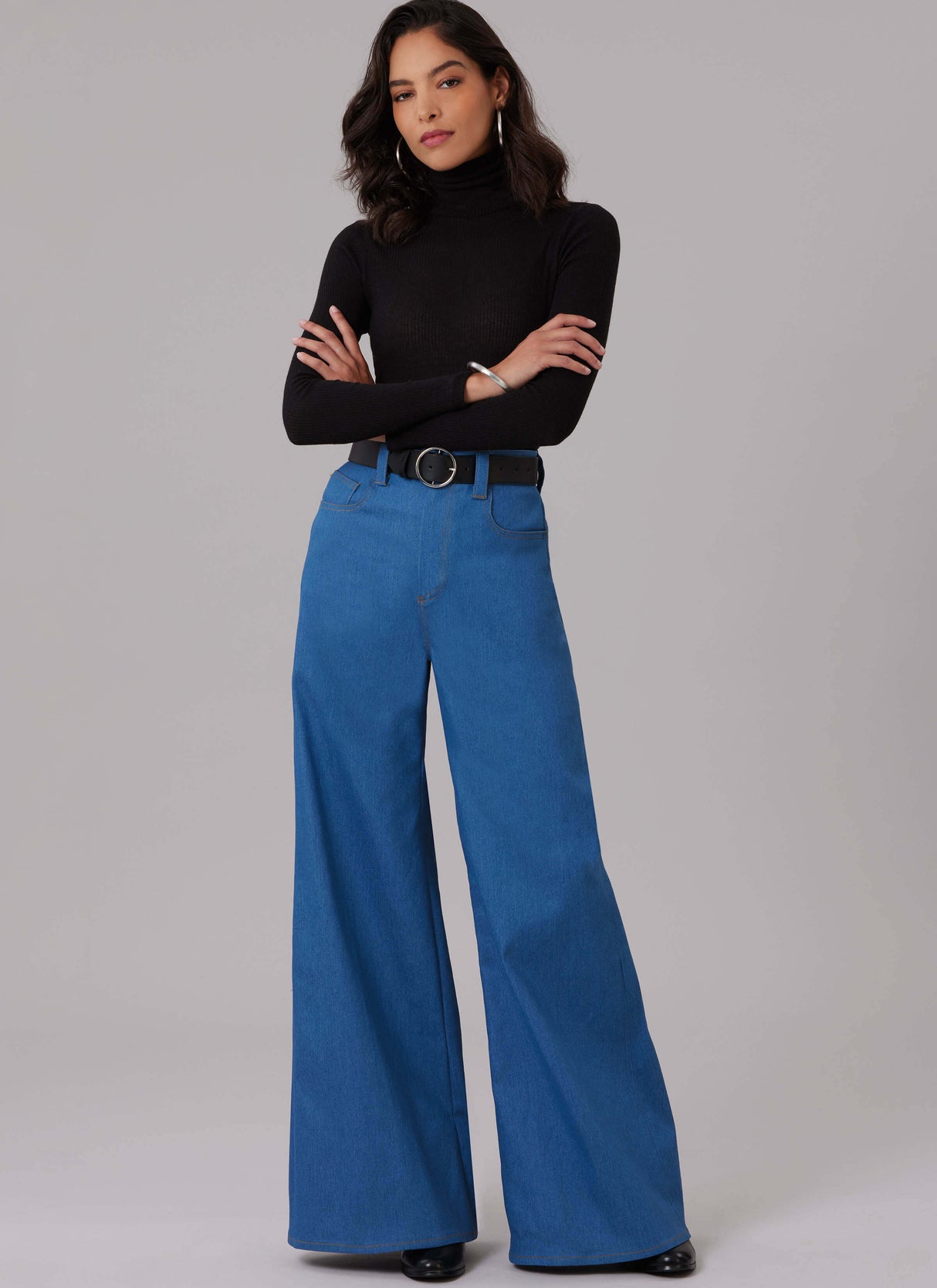 Patron McCall's n°8630 – Jean taille haute à jambes larges