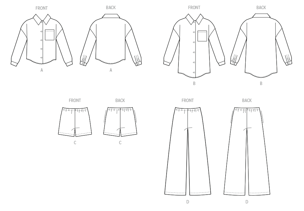 Patron McCall's n°8642 – Short et pantalon ample