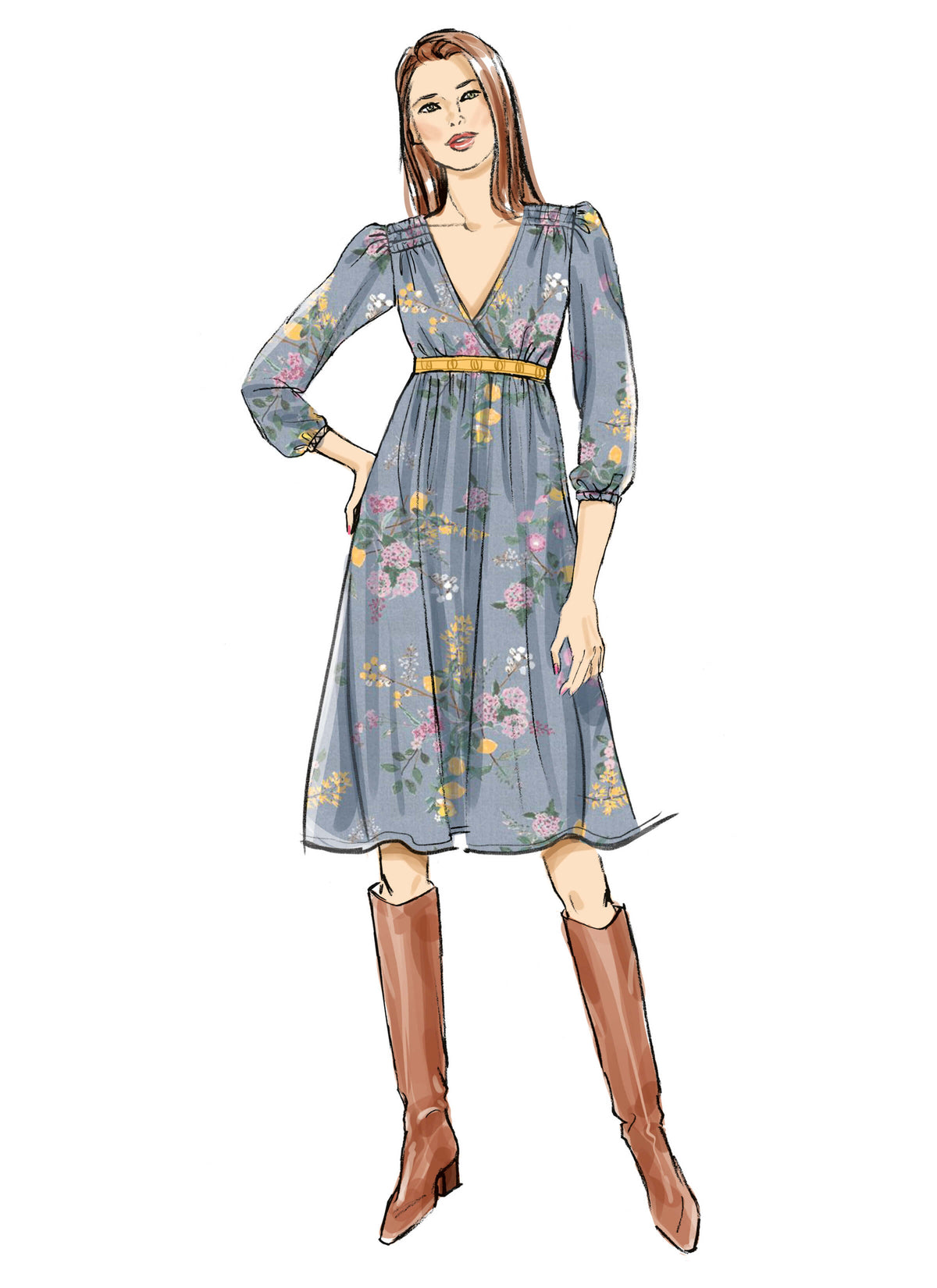 Patron McCall's n°8643 – Robes empire bohèmes