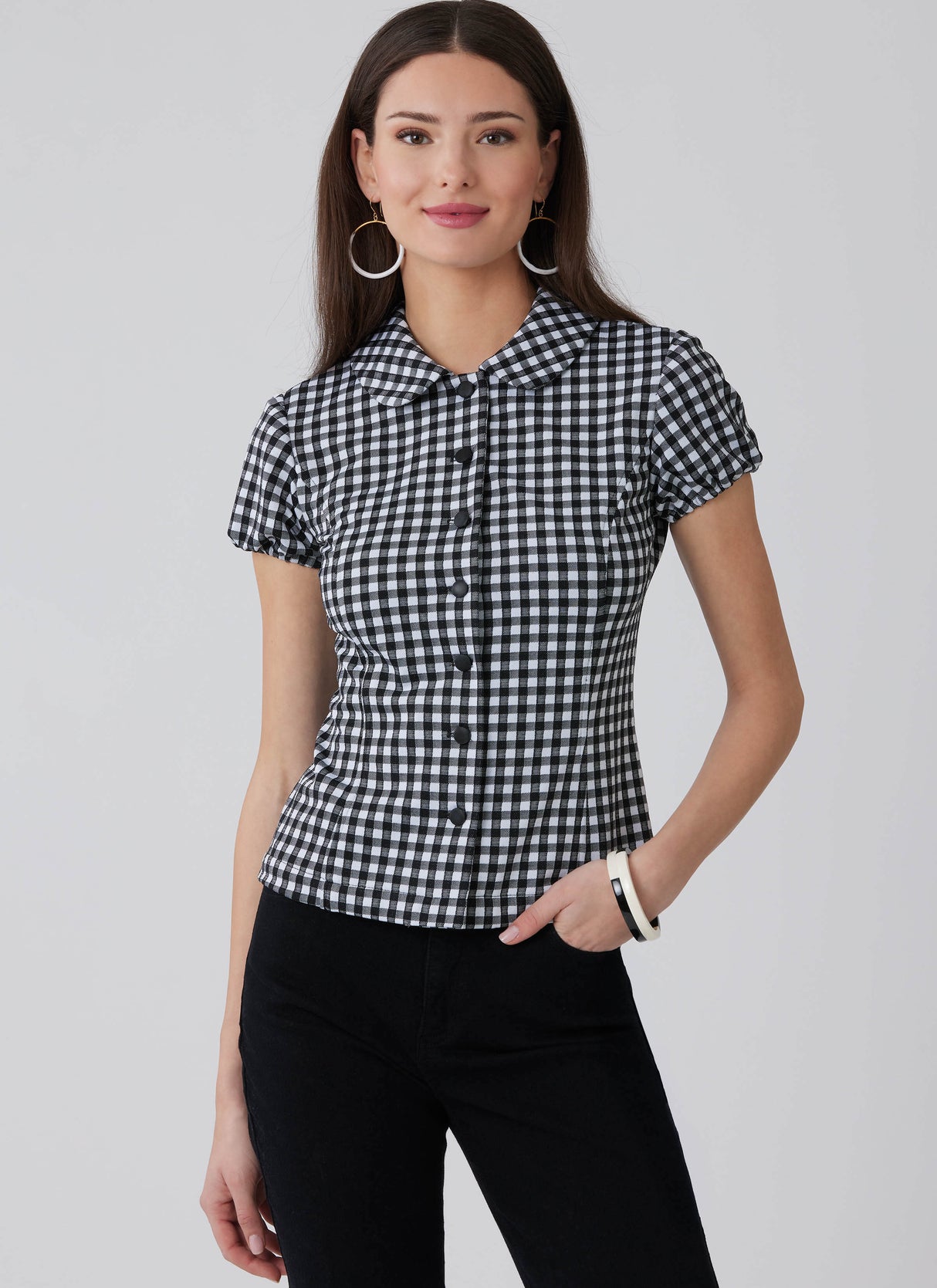 Patron McCall's n°8657 – Hauts en maille boutonnés