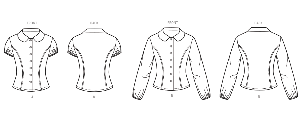 Patron McCall's n°8657 – Hauts en maille boutonnés