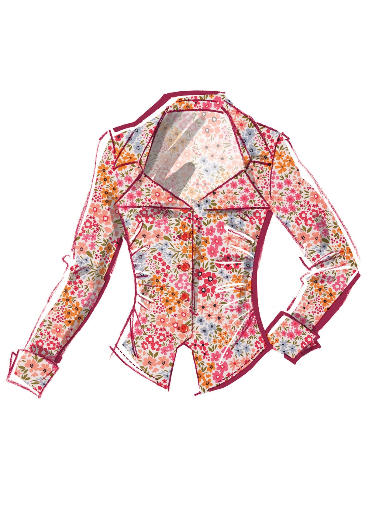 Patron McCall's n°8658 – Hauts à décolleté cœur