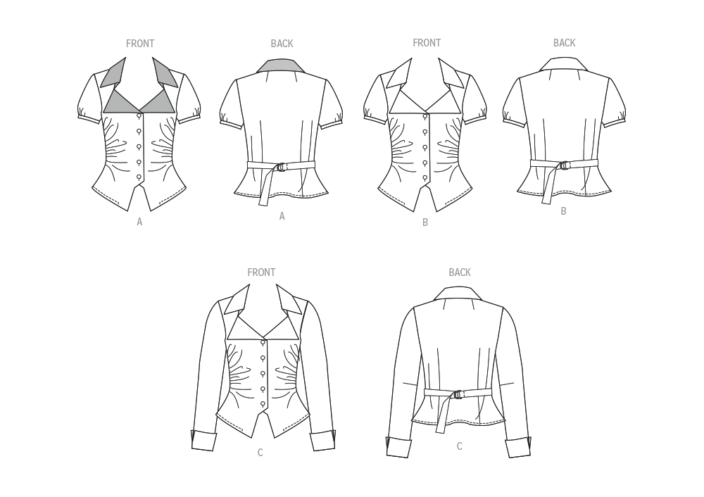 Patron McCall's n°8658 – Hauts à décolleté cœur