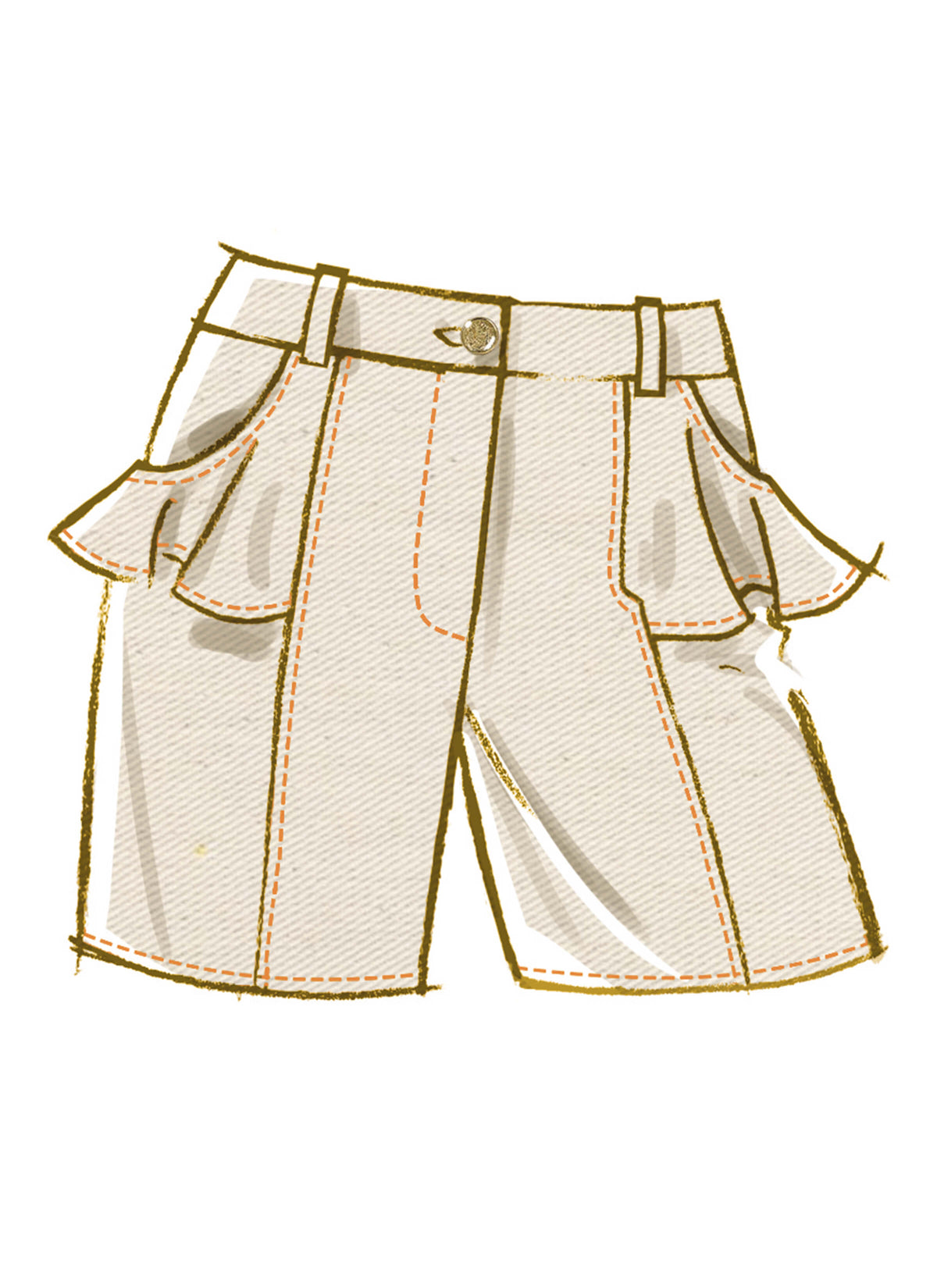 Patron McCall's n°8660 – Short et jean taille mi-haute