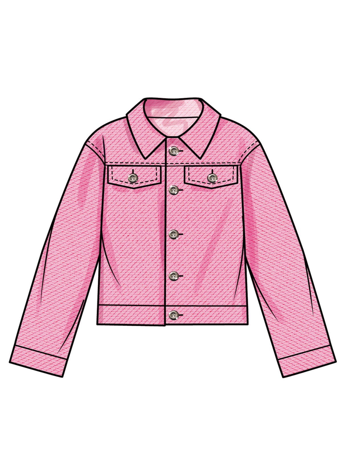 Patron McCall's n°8666 – Veste en jean et pantalon large