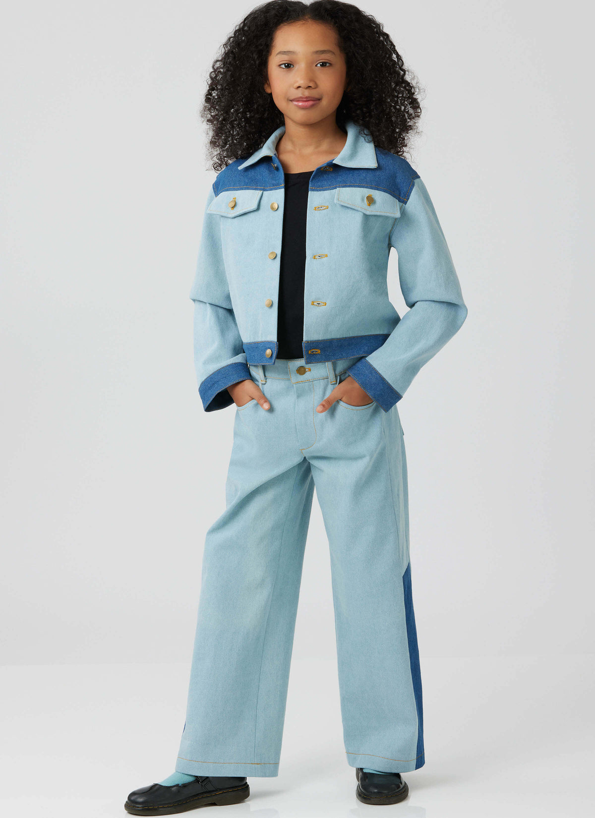 Patron McCall's n°8666 – Veste en jean et pantalon large