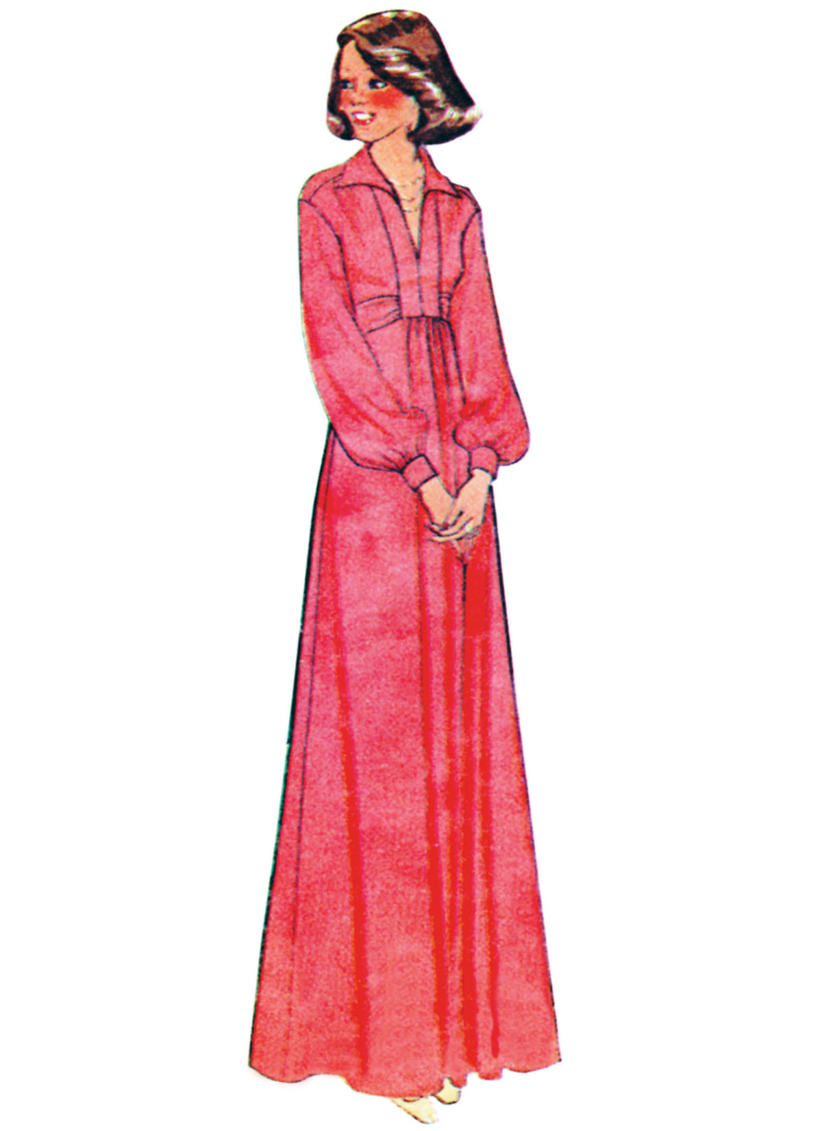 Patron McCall's n°8667 – Robe et haut vintage années 1970
