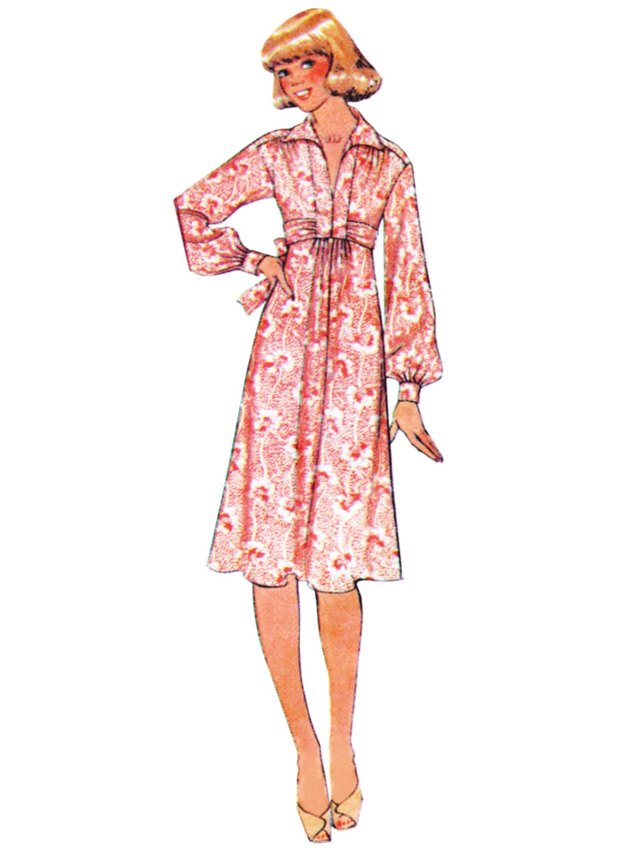 Patron McCall's n°8667 – Robe et haut vintage années 1970