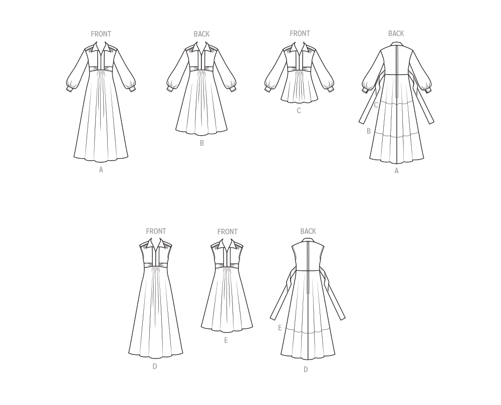 Patron McCall's n°8667 – Robe et haut vintage années 1970