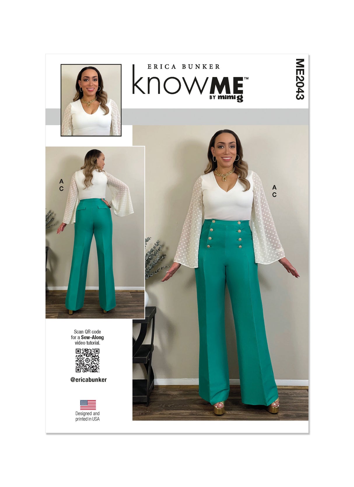 Patron Know Me n°2043 – Body et pantalon pour femmes